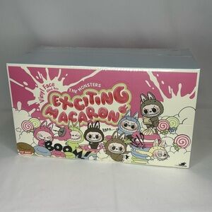 PopMart Labubu The Monsters Exciting Macaron Vinyl Face Sealed Case (6 Boxes)